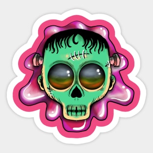 Cute Skulls Franky Sticker